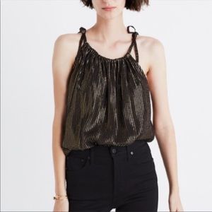 Madewell Metallic Striped Cami